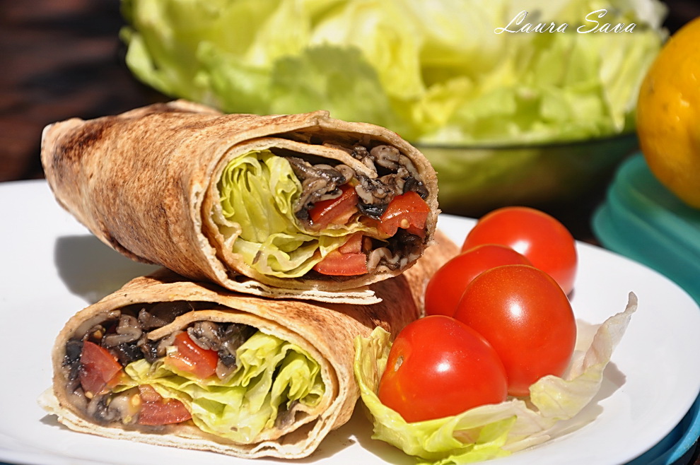 Lipie cu ciuperci, de post